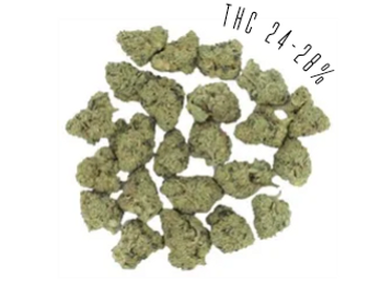 Lemon Berry Cookies is a hybrid strain, with THC potency of 24-28%