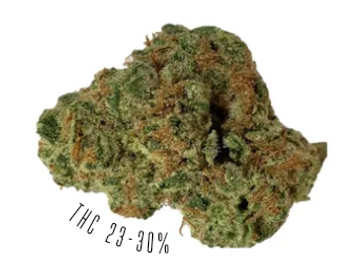 Kush Cookies is an indica-dominant strain, with THC potency of 23-30%