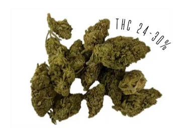 Animal Face is a sativa-dominant strain, with THC potency of 24-30%