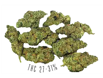 Space Cake is an indica-dominant strain, with THC potency of 27-31%