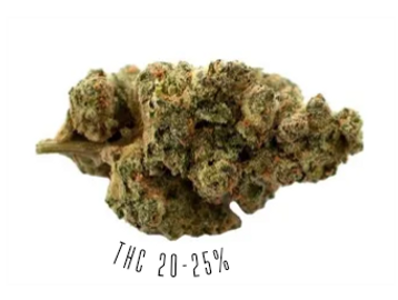 Lemon Freeze Pop is a sativa-dominant strain, with THC potency of 20-25%