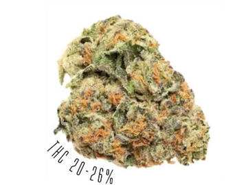 Crazy Rntz is an indica-dominant strain, with THC potency of 20-26%