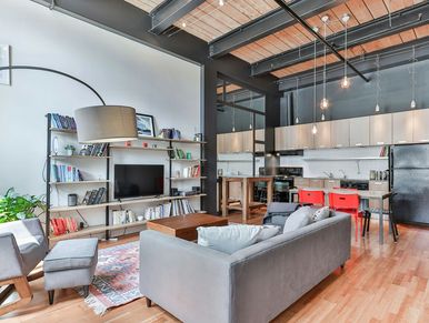 Beautiful Design. Home Office, Living Rooms, and Kitchen Space.