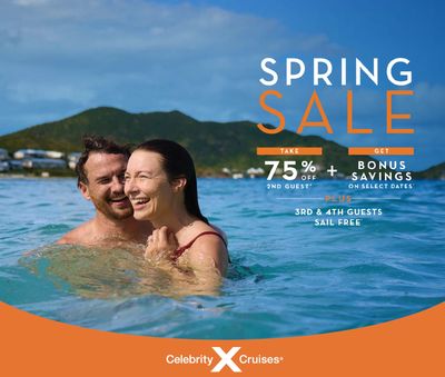Celebreity Cruises spring sale flyer