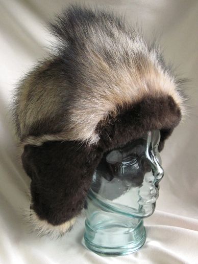 Sea Otter Fur, Seal Fur and Beaver Fur Trapper Hat — Sea Fur Sewing