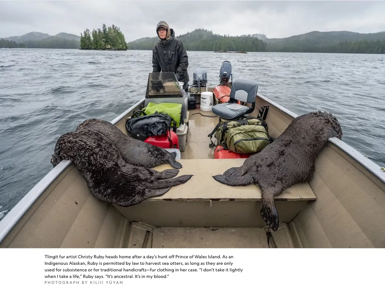 Sea Otter Fur, Seal Fur and Beaver Fur Trapper Hat — Sea Fur Sewing