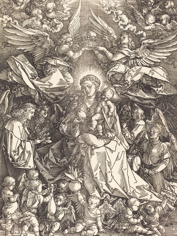 The Virgin Surrounded by Angels - Dürer