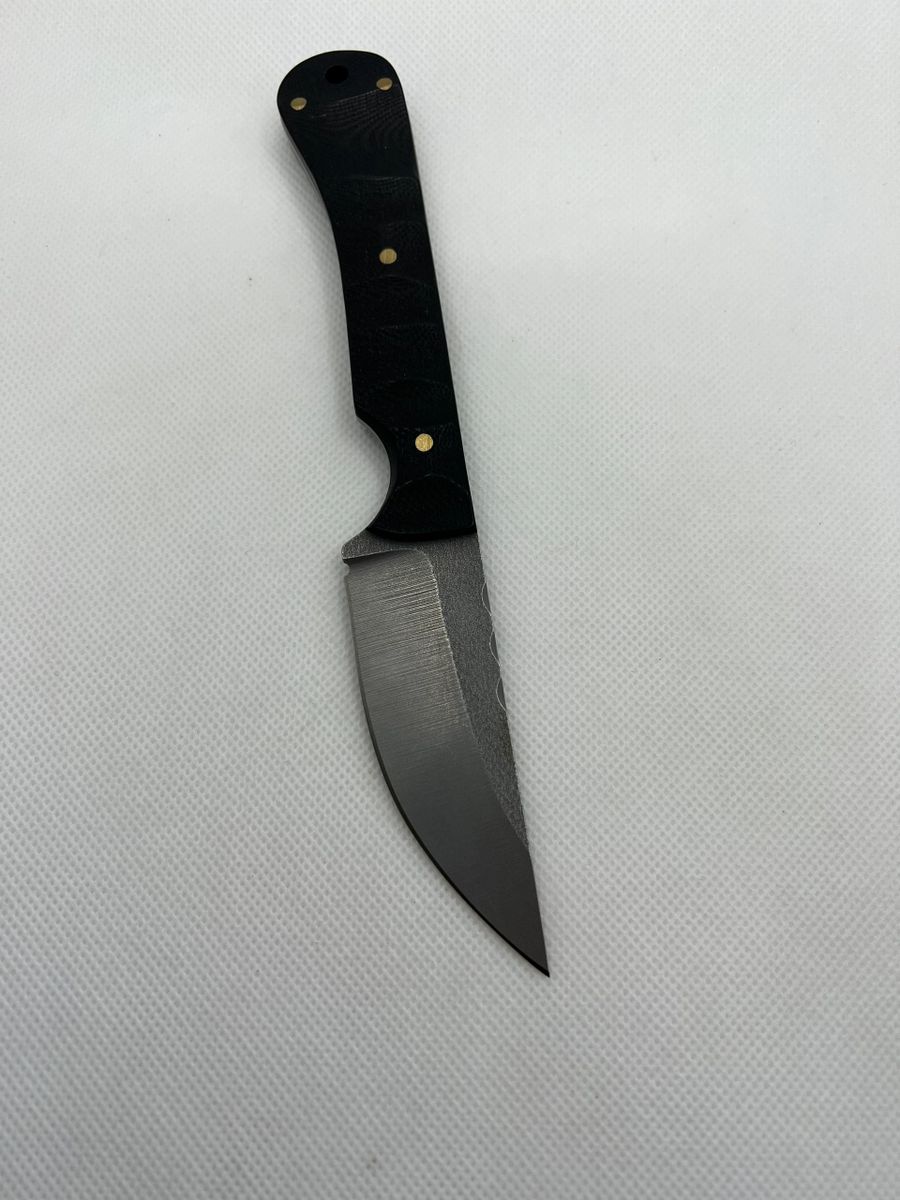 Gunnar fixed blade black g10 handle