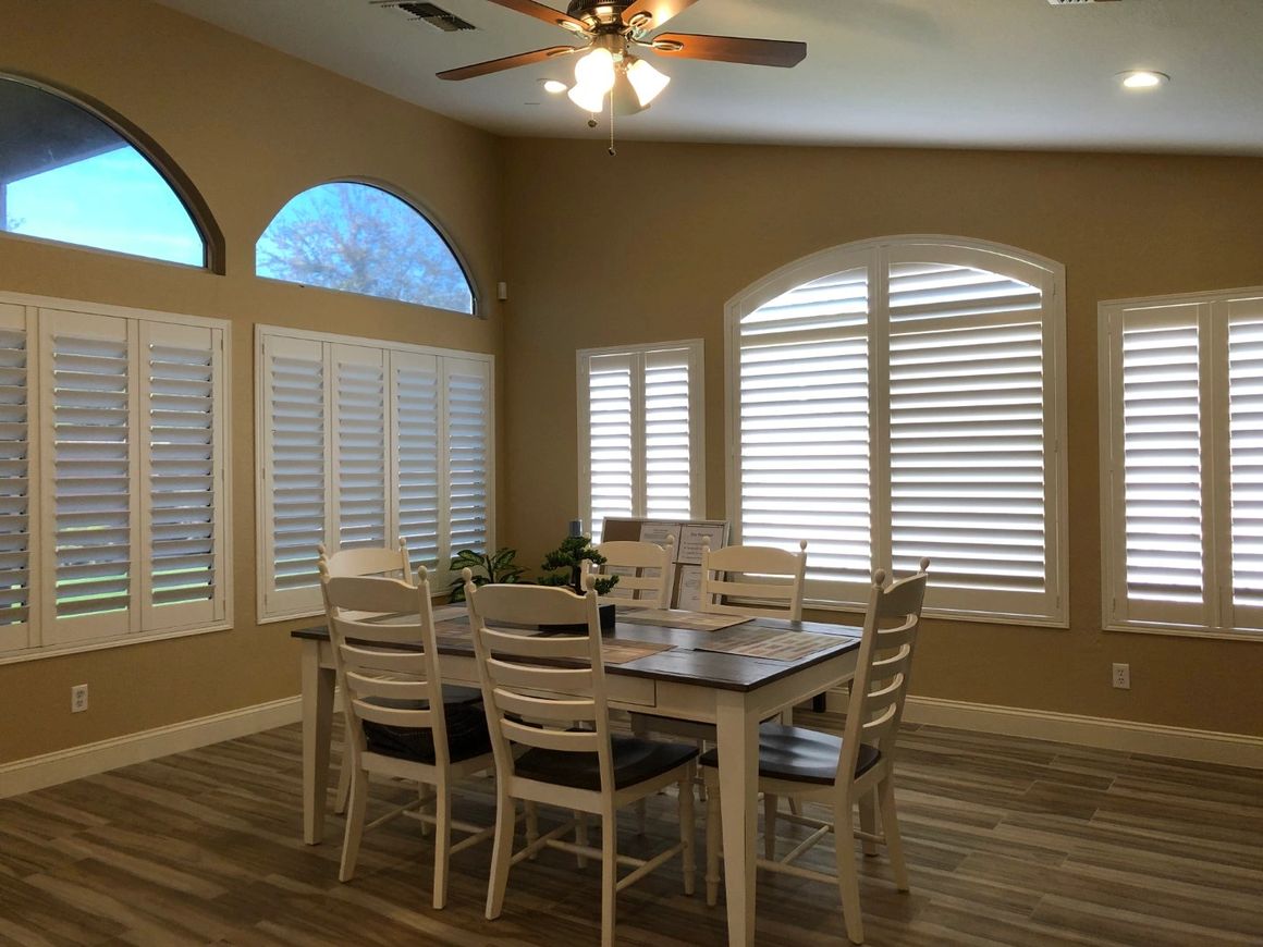 Shared dining room at Marigold at Redwood Assisted Living Home.