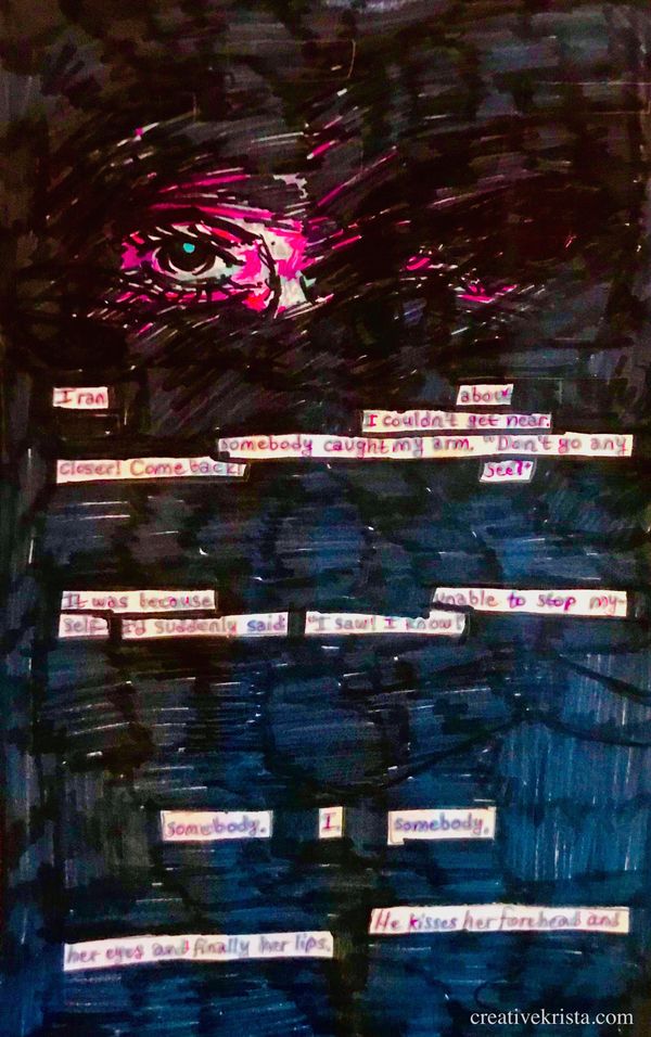 Blackout Poetry from A Streetcar Named Desire, 2022