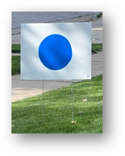 Get you Blue Dot Nebraska Sign