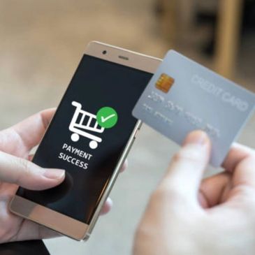 Successful online payment confirmation on a smartphone.