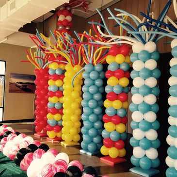 Balloon Columns for 5k race in Birmingham, AL