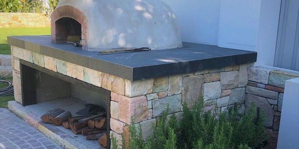 Sandstone Outdoors, Pizza Oven,  fireplace, 