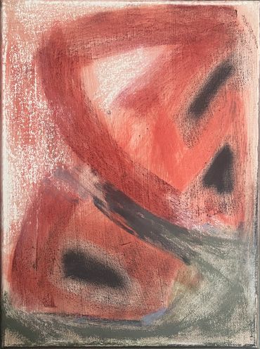 Pastel painting on canvas