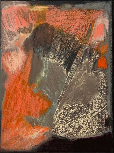 Pastel painting on canvas