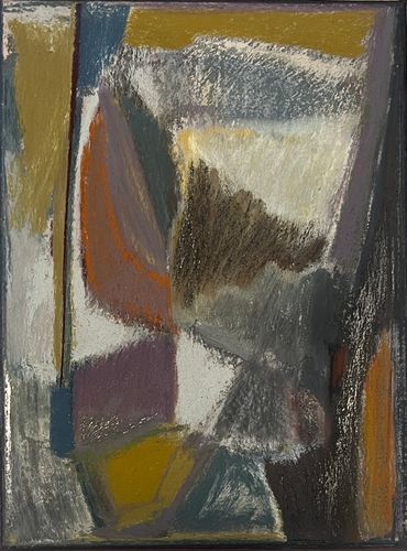 Pastel painting on canvas