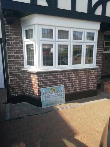 White bay window