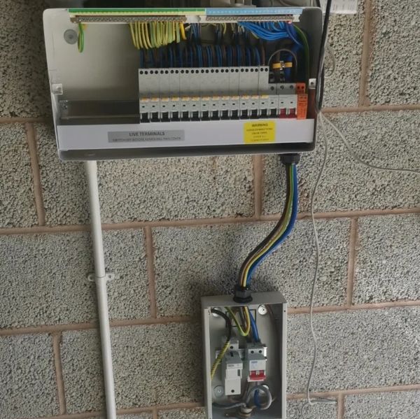 Fusebox RCBO consumer unit with surge protection, New build installation