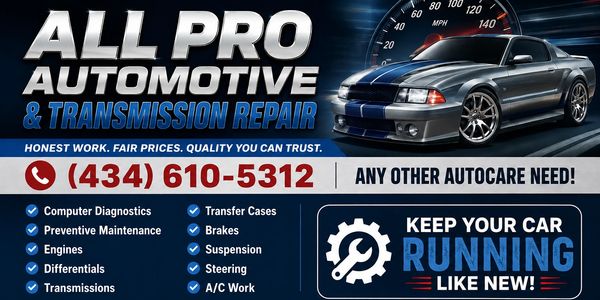 Automotive and transmission repair services with honest work and fair prices.