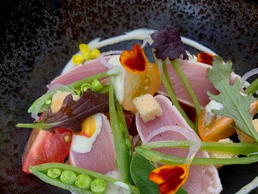 Tofino Catering Neck of the Woods Local Food Chef Culinary Restaurant Tuna Garden Fresh Food