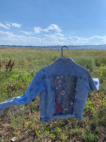 A Blue jacket