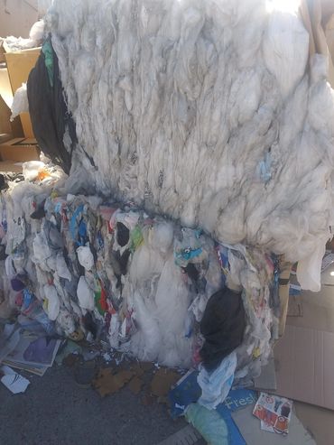 Bales of mixed plastics, (LDPE & LLDPE)#4