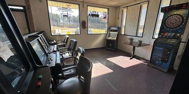 Dart machine and games at Sahara Club bar & grill in Copperhill, TN