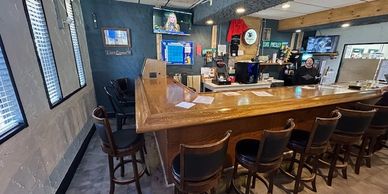 Bar at Sahara Club bar & grill in Copperhill, TN