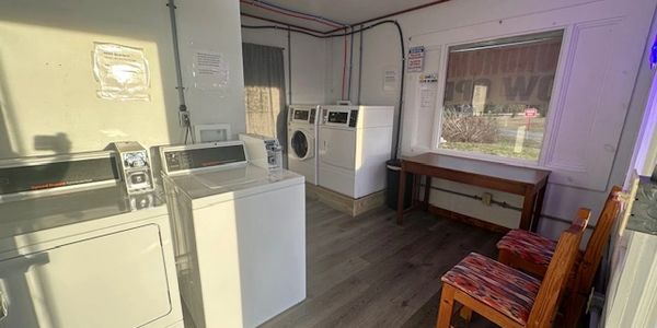Laundromat at RV Park at Sahara Club bar & grill in Copperhill, TN