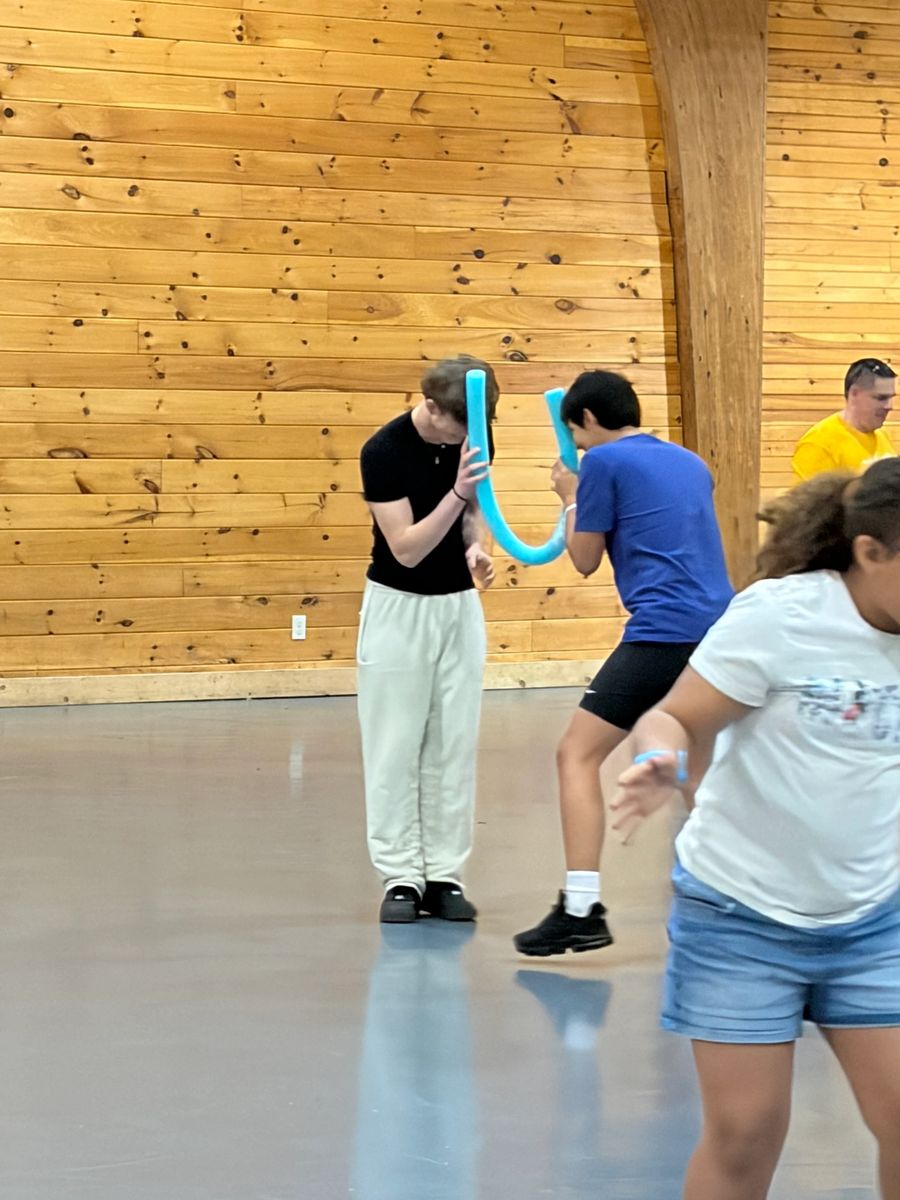 RYLA participants celebrating at the end of camp