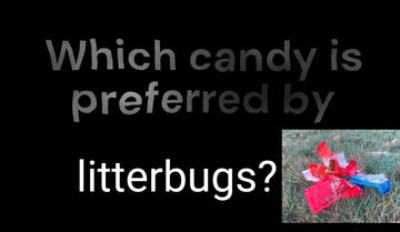 cleaning up after litter bugs