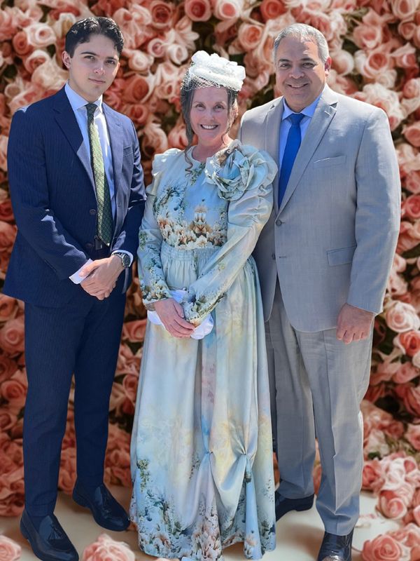 Jennifer Provencio; Gabe Provencio; Matt Provencio on Mother's Day