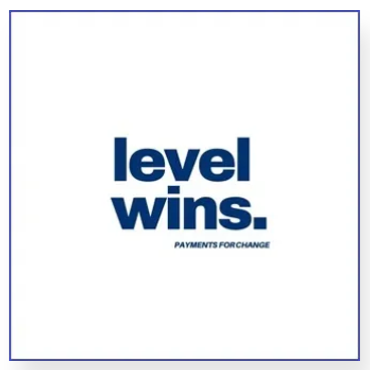 Level Wins logo with tagline Payments for Change.