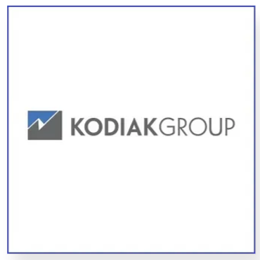 Kodiak Group logo with a mountain and arrow design.