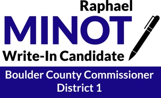 Raphael Minot for Boulder County Commissioner