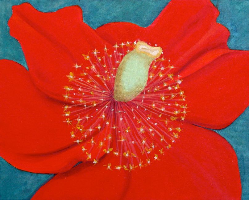 A painting on the idea of REDSHIFT stars in the universe.