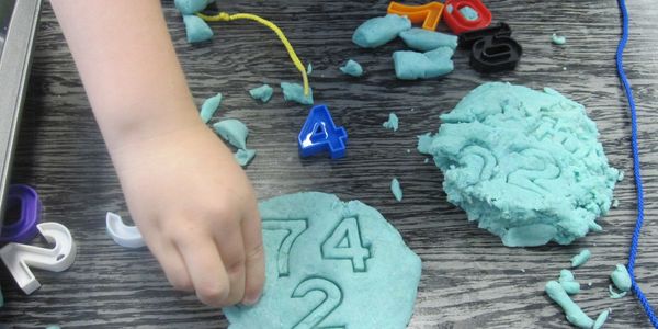 Play dough imprints