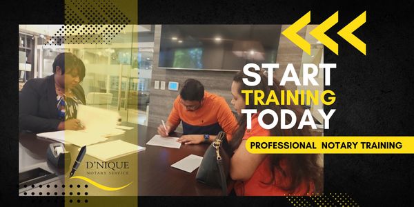 DNique Notary Training