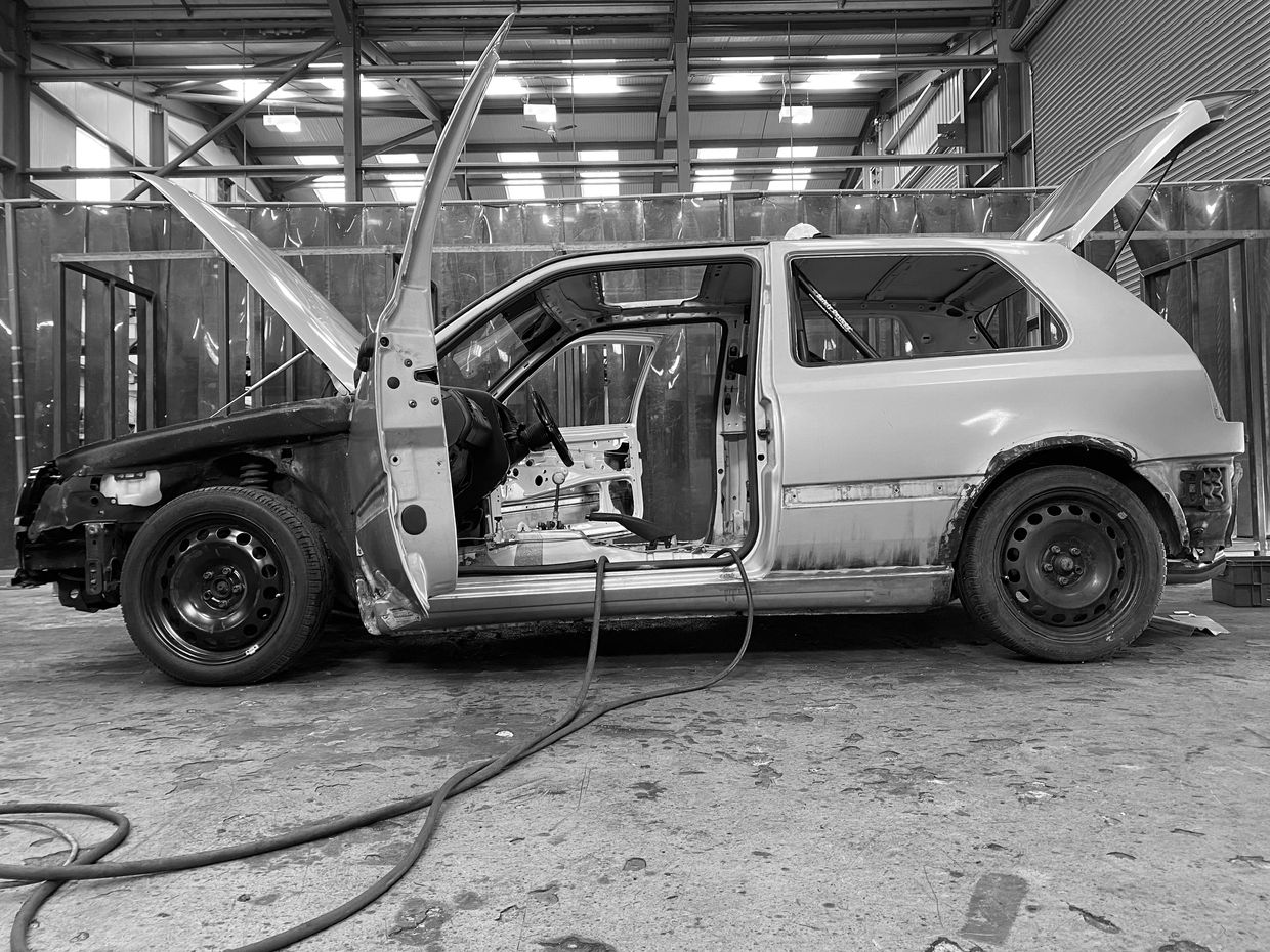mk3 golf welding new sills