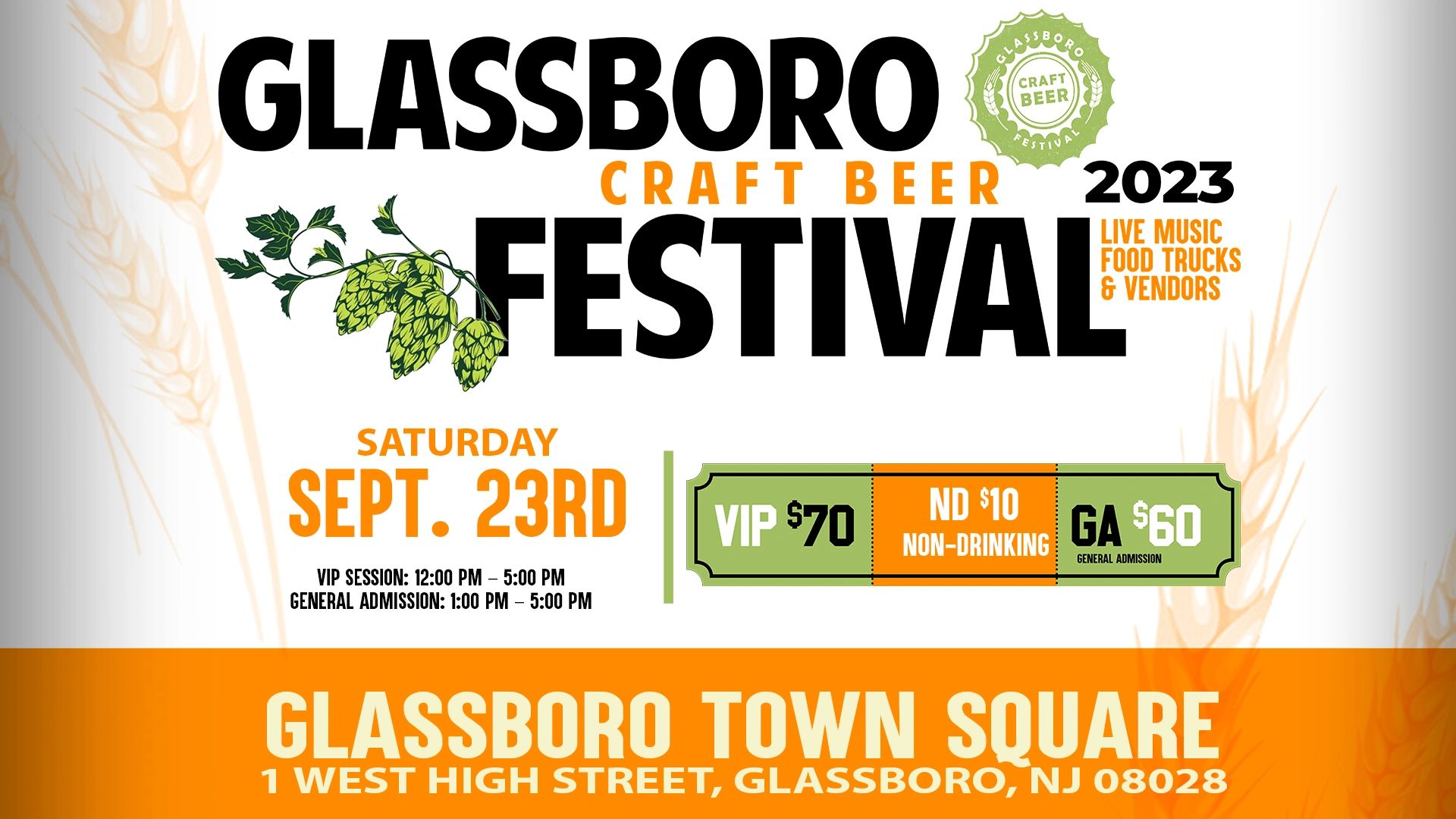 Glassboro Craft Beer Festival / Landmark Americana Glassboro