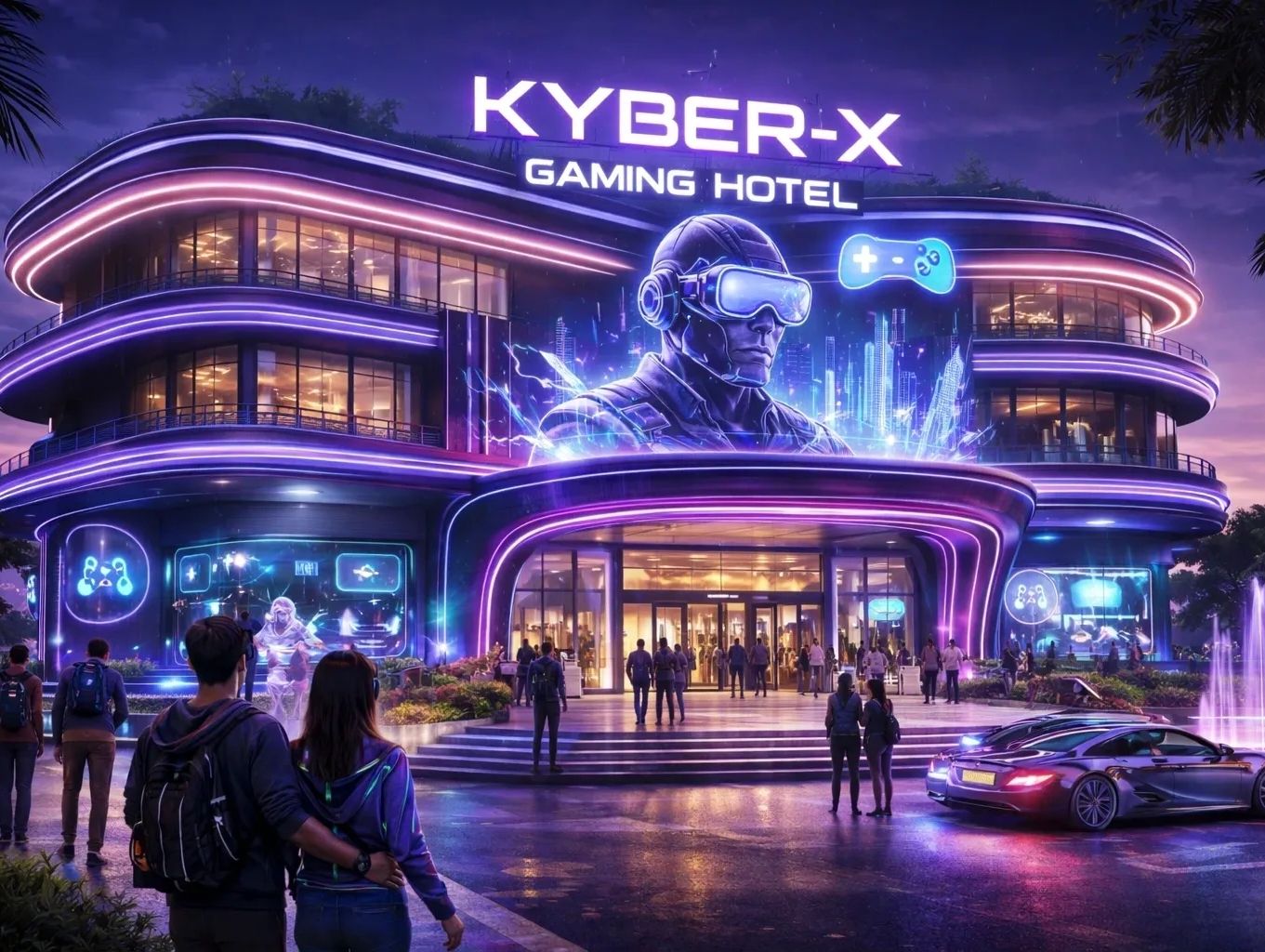 KYBER-X gaming hotel