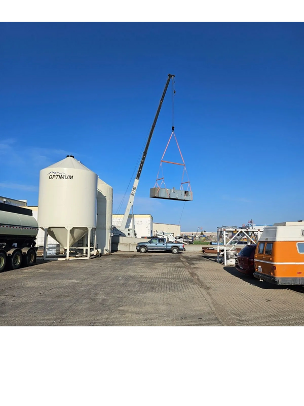 Hoisting air unit of roof 