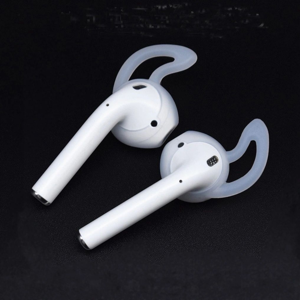 KOKKIA AirPods_SecureFitEarHooks : Compatible with Noise and Secure Earhooks. Translucent White Material.