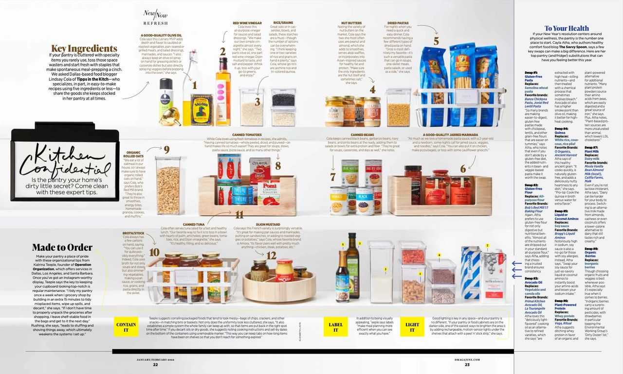 My Pantry Tips Featured in D Home Magazine!