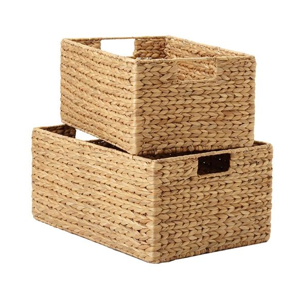 Albany Cane Rattan Bins