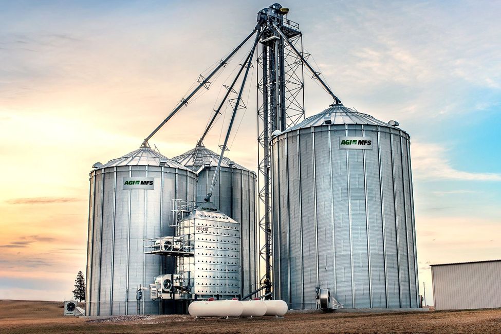 Grain Bins Full Circle Irrigation