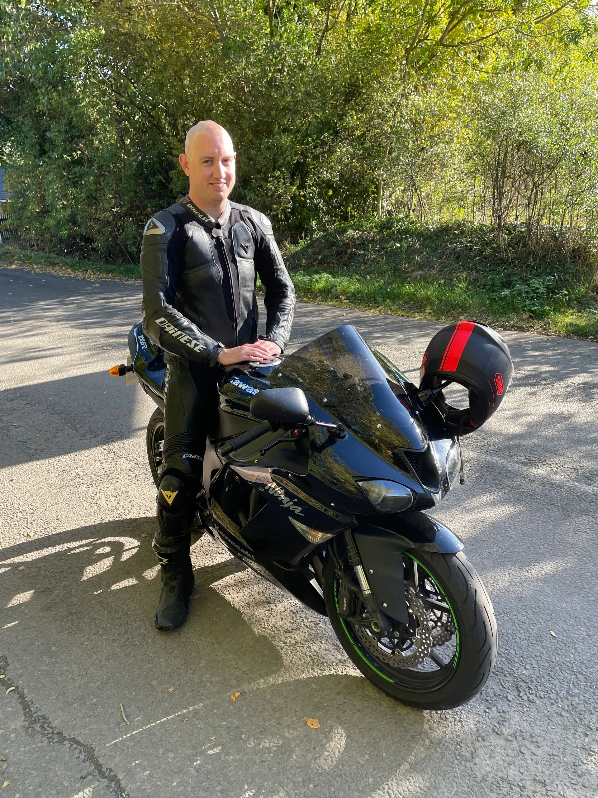 Ben out biking Summer 2022