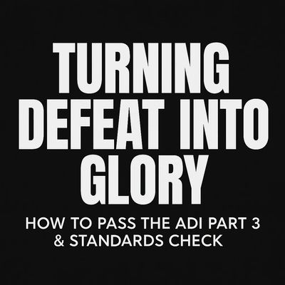 Inspirational message about overcoming defeat and succeeding.