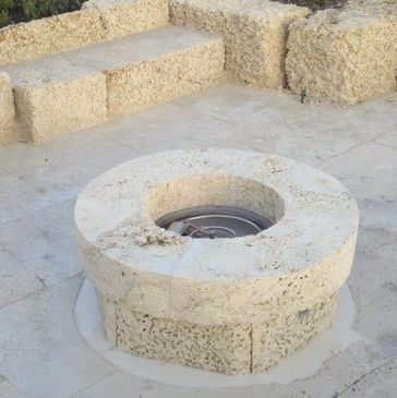 Stone firepit